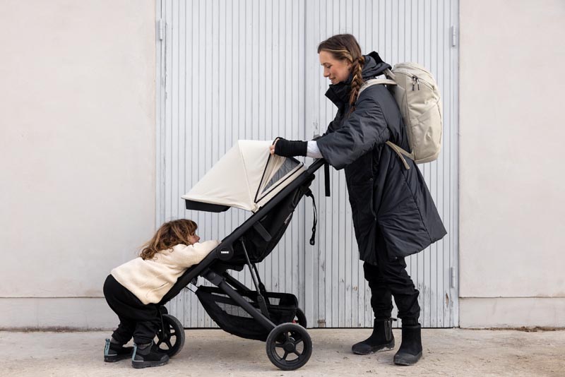 Thule Количка Spring - Soft Beige/шаси Black