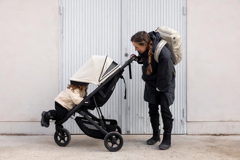 Thule Количка Spring - Soft Beige/шаси Black