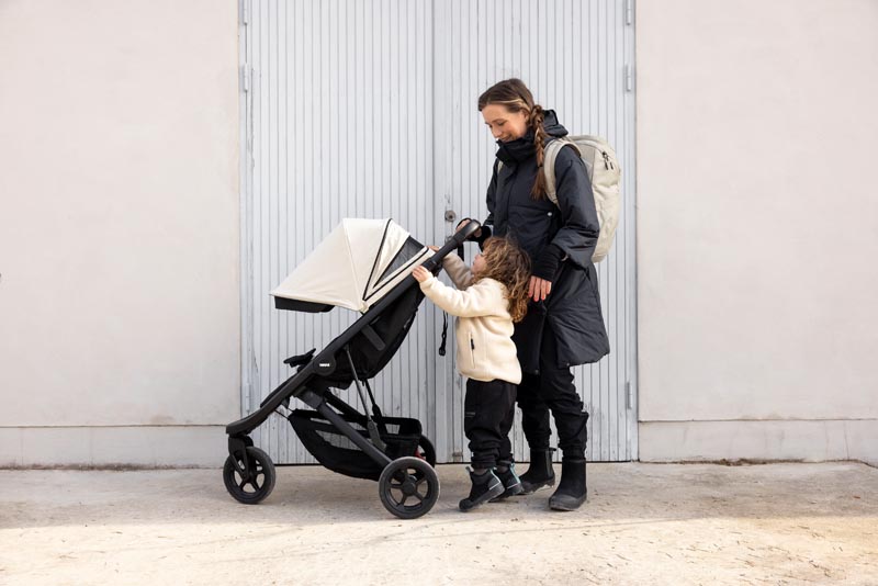 Thule Количка Spring - Soft Beige/шаси Black