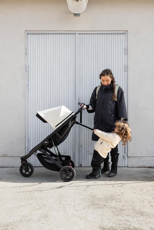 Thule Количка Spring - Misty Rose/шаси Black
