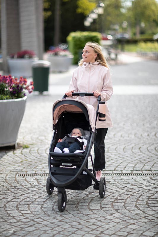 Thule Количка Spring - Misty Rose/шаси Black
