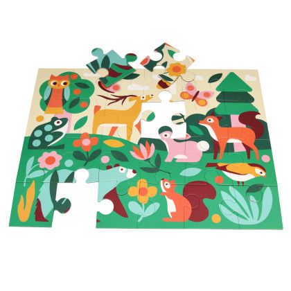 Floor puzzle (24 pieces) - Forest - Rex London