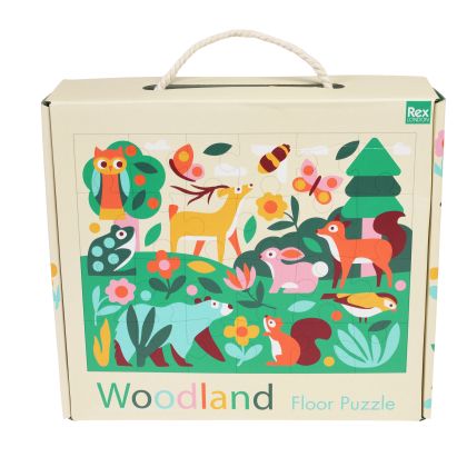 Floor puzzle (24 pieces) - Forest - Rex London