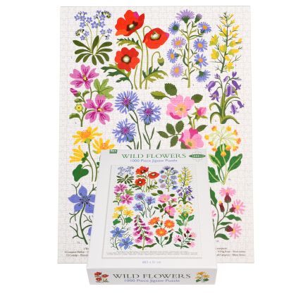 Puzzle (1000 pieces) - Wildflowers - Rex London