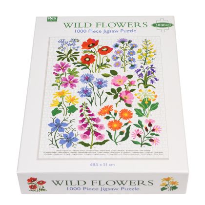 Puzzle (1000 pieces) - Wildflowers - Rex London