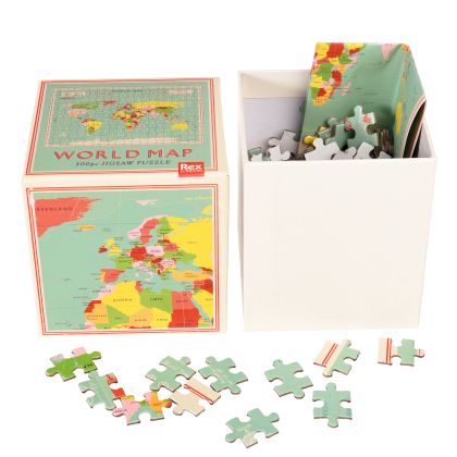 Puzzle (300 pieces) - World Map - Rex London