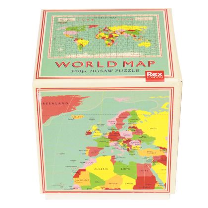 Puzzle (300 pieces) - World Map - Rex London
