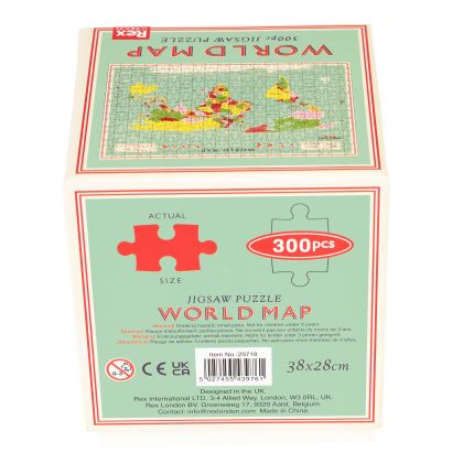 Puzzle (300 pieces) - World Map - Rex London
