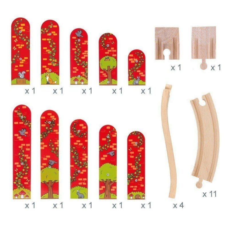 Bigjigs- Wooden track with rails