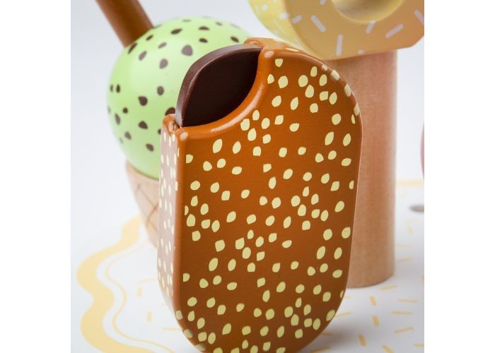 Bigjigs - Дървена поставка със сладкиши