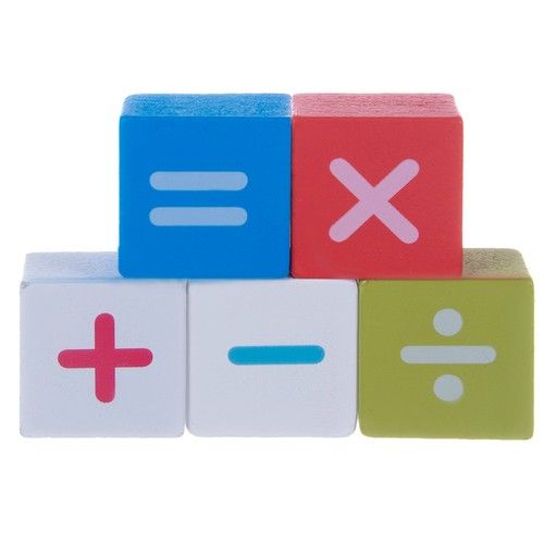 Large wooden set for children with cubes, puzzle and constructor