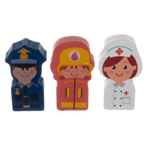 Large wooden set for children with cubes, puzzle and constructor