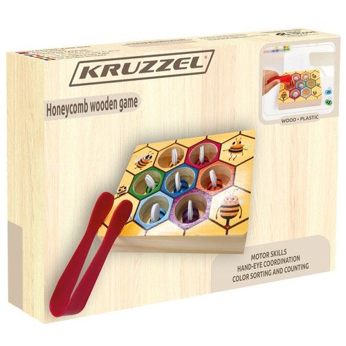 Дървена игра  Пчелна пита - Kruzzel