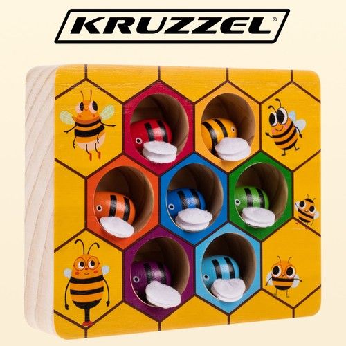 Дървена игра  Пчелна пита - Kruzzel