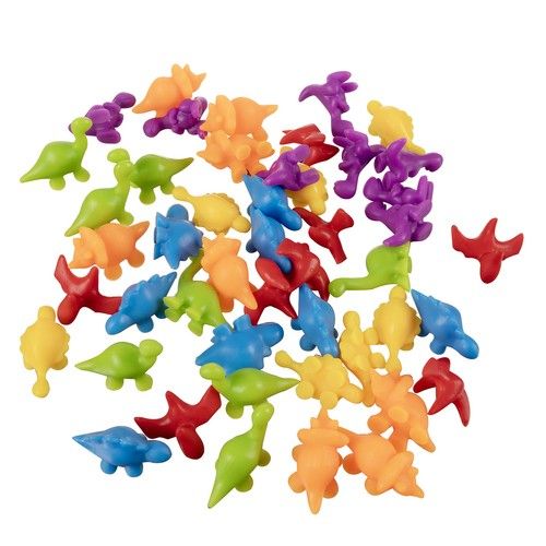 Educational Dinosaur Counting Game - 56 Pieces - Kruzzel