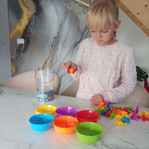 Educational Dinosaur Counting Game - 56 Pieces - Kruzzel