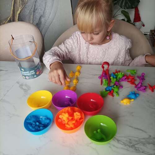 Educational Dinosaur Counting Game - 56 Pieces - Kruzzel
