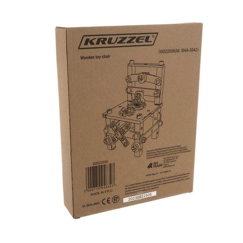 Self-assembly wooden chair for children - Kruzzel