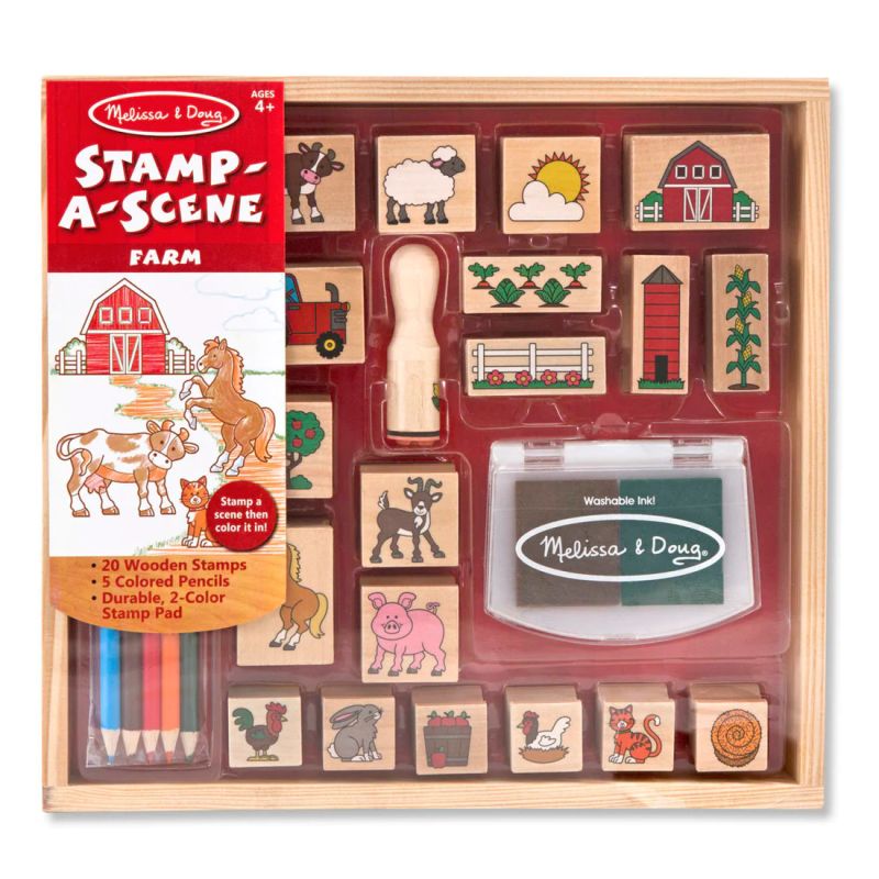 Творчески комплект печати - Ферма - Melissa & Doug