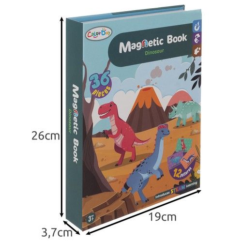 Magnetic puzzle Dinosaurs - Kruzzel