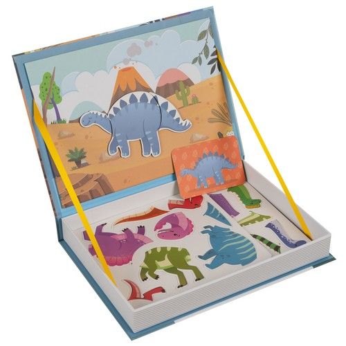 Magnetic puzzle Dinosaurs - Kruzzel