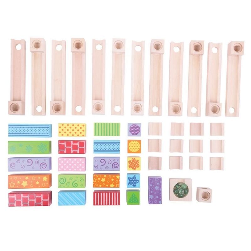 Bigjigs - Wooden ball track - Competition (damaged packaging)