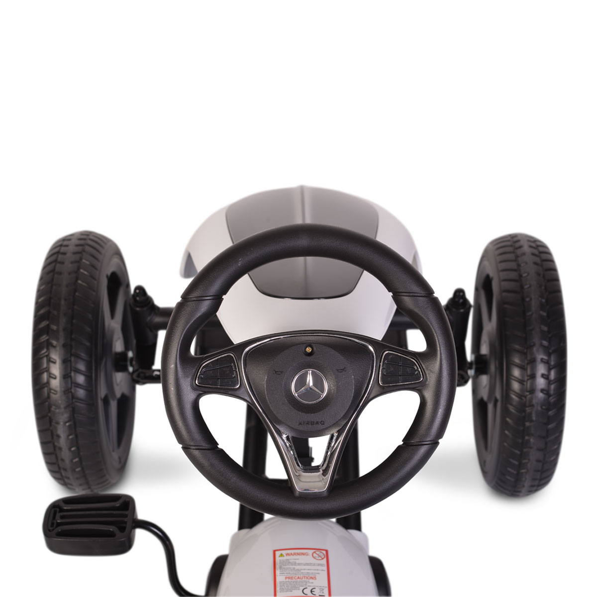 Go Kart Mercedes Benz EVA white