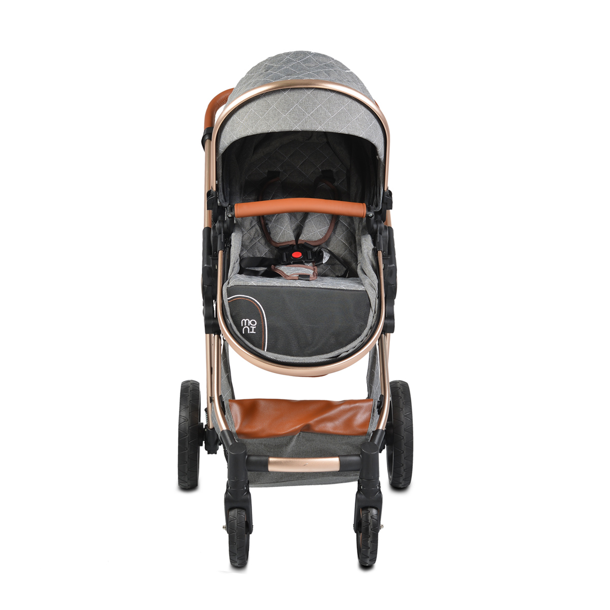 Baby stroller Alma beige dark grey