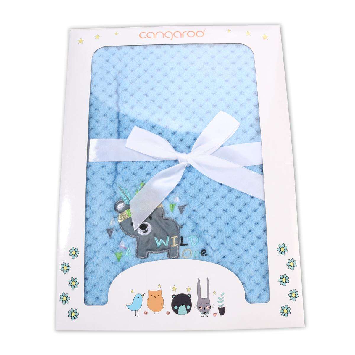 Baby blanket Freya 110/80 blue