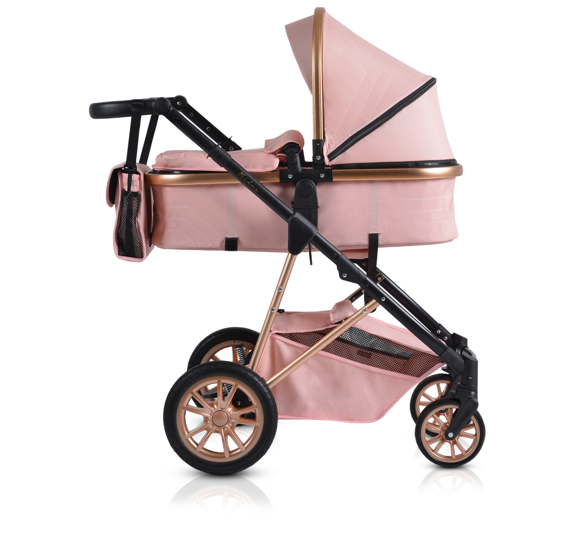 Combined stroller 2 in 1 Midas pink