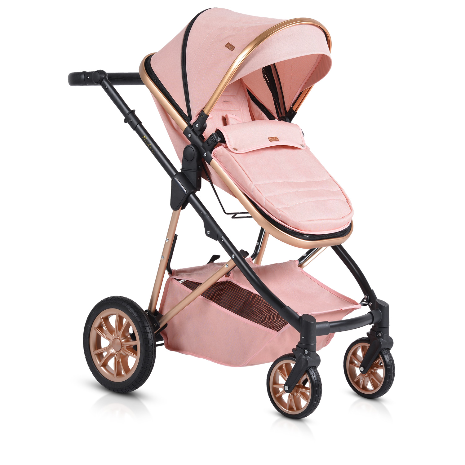 Combined stroller 2 in 1 Midas pink