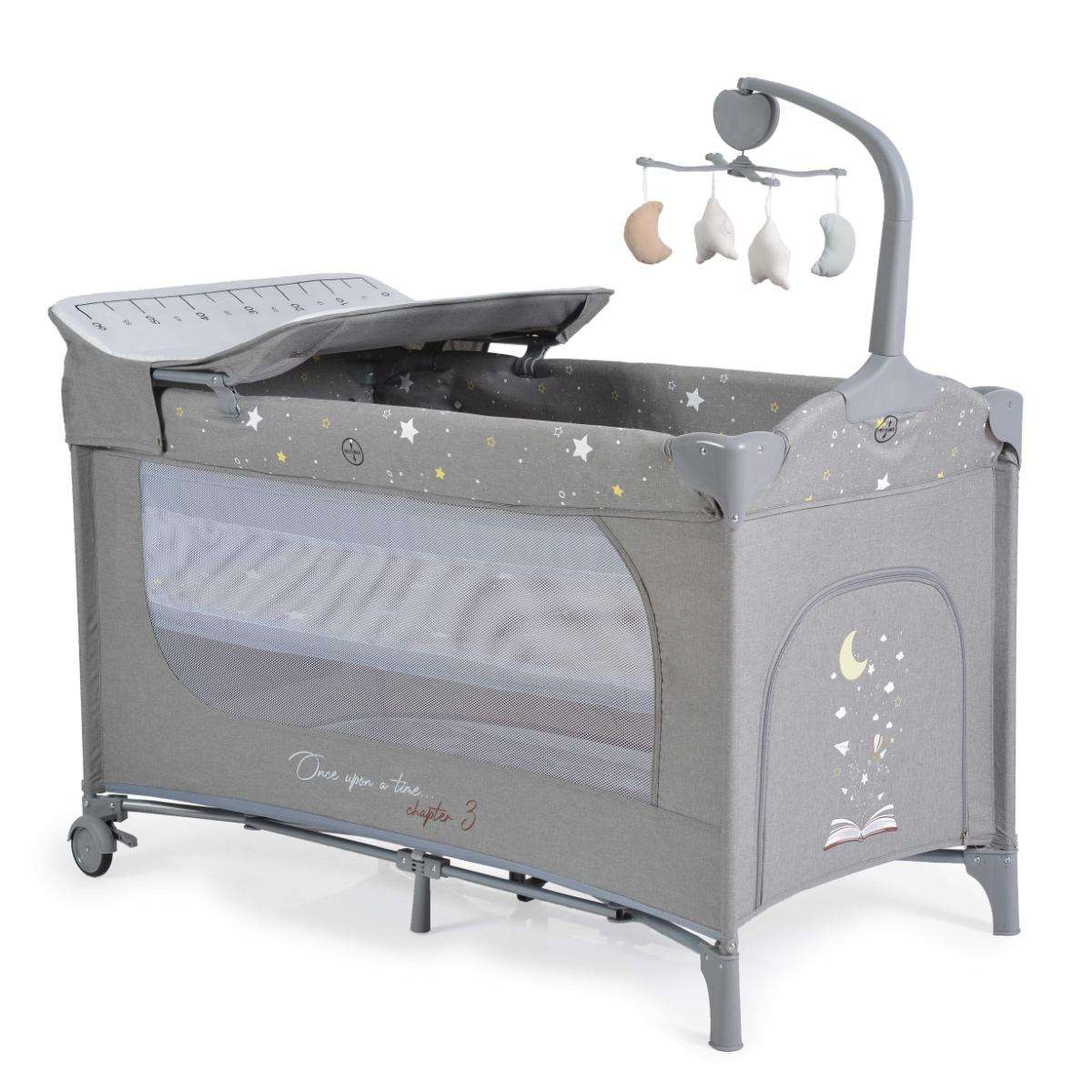 Baby crib Once upon a time 3 gray