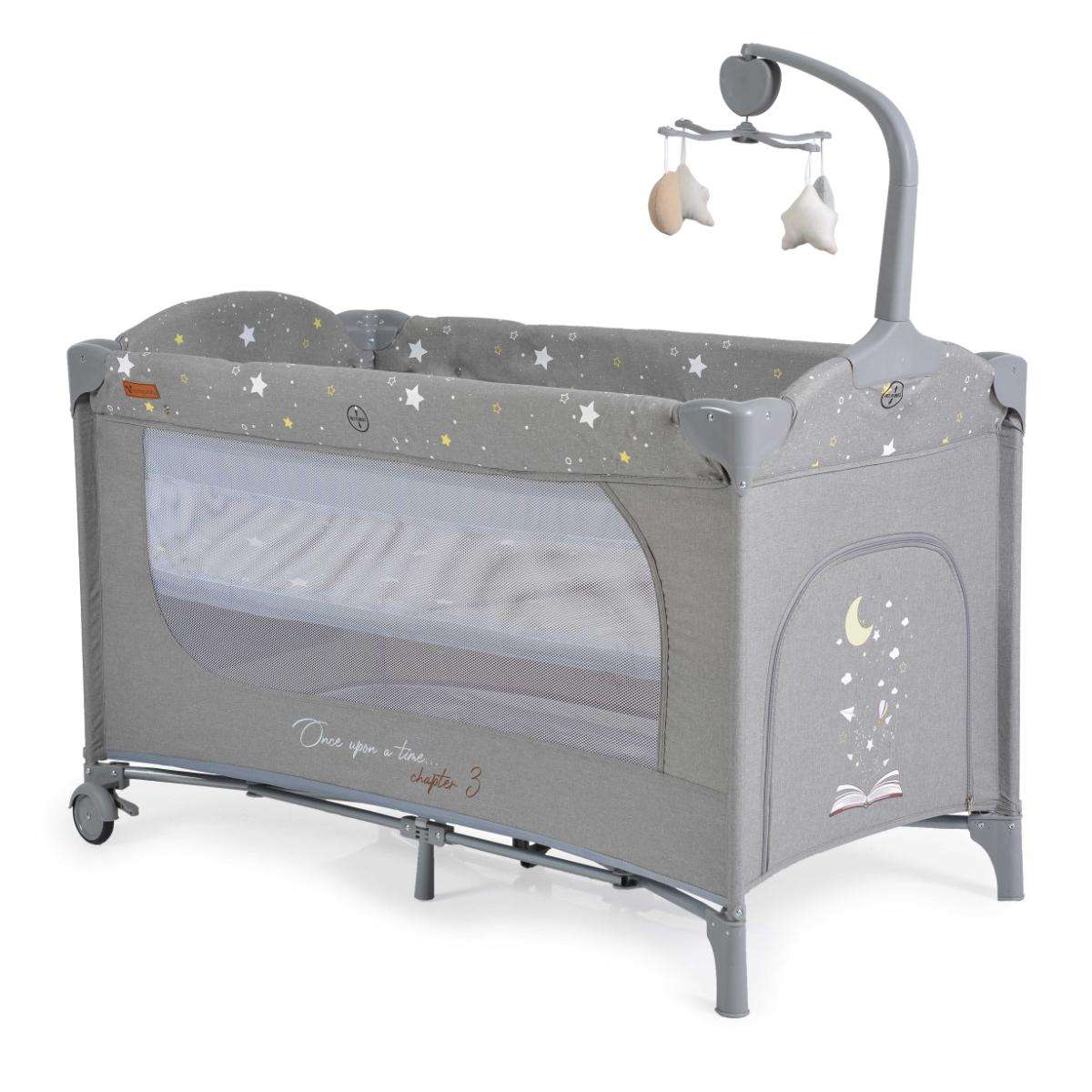 Baby crib Once upon a time 3 gray