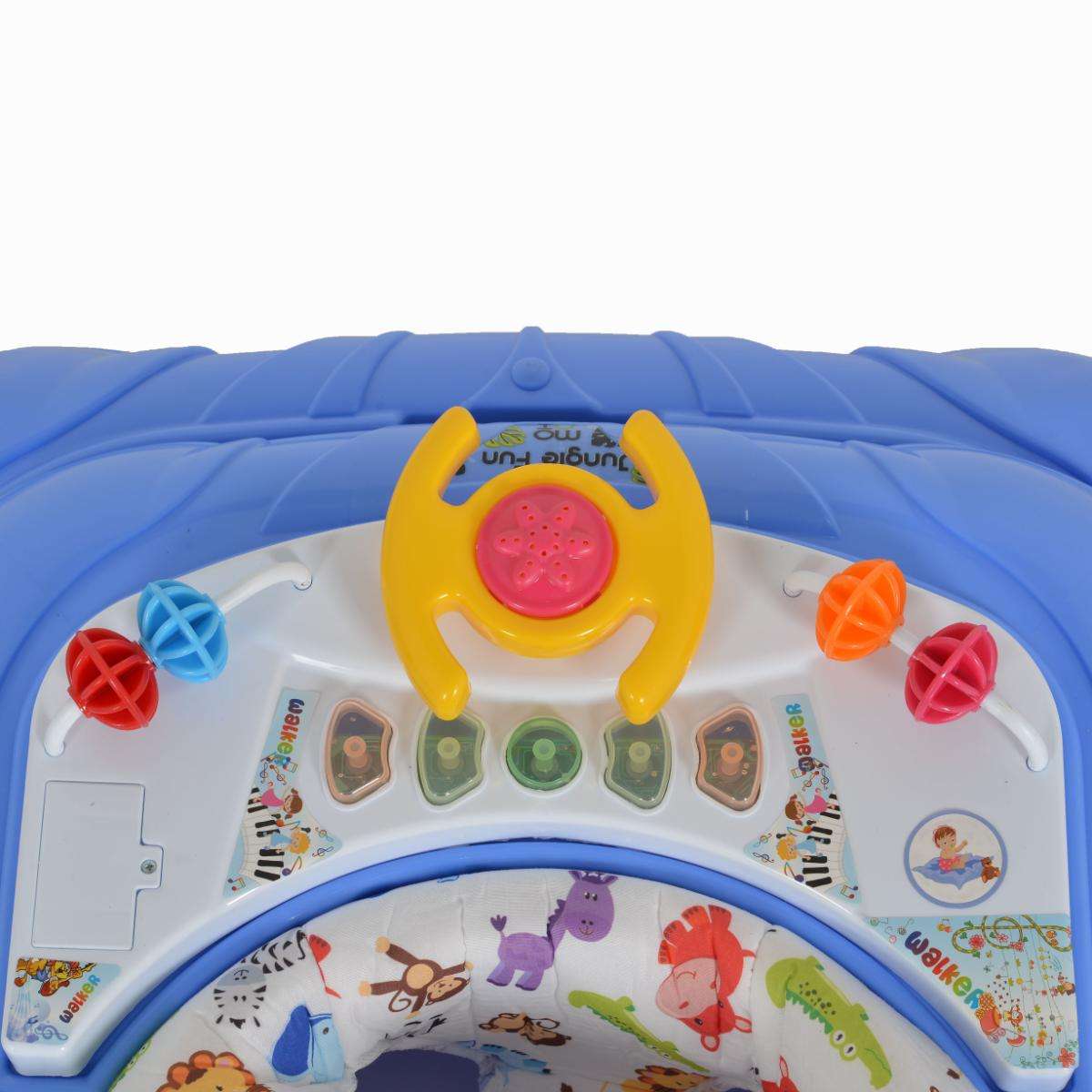 Baby walker Jungle fun blue