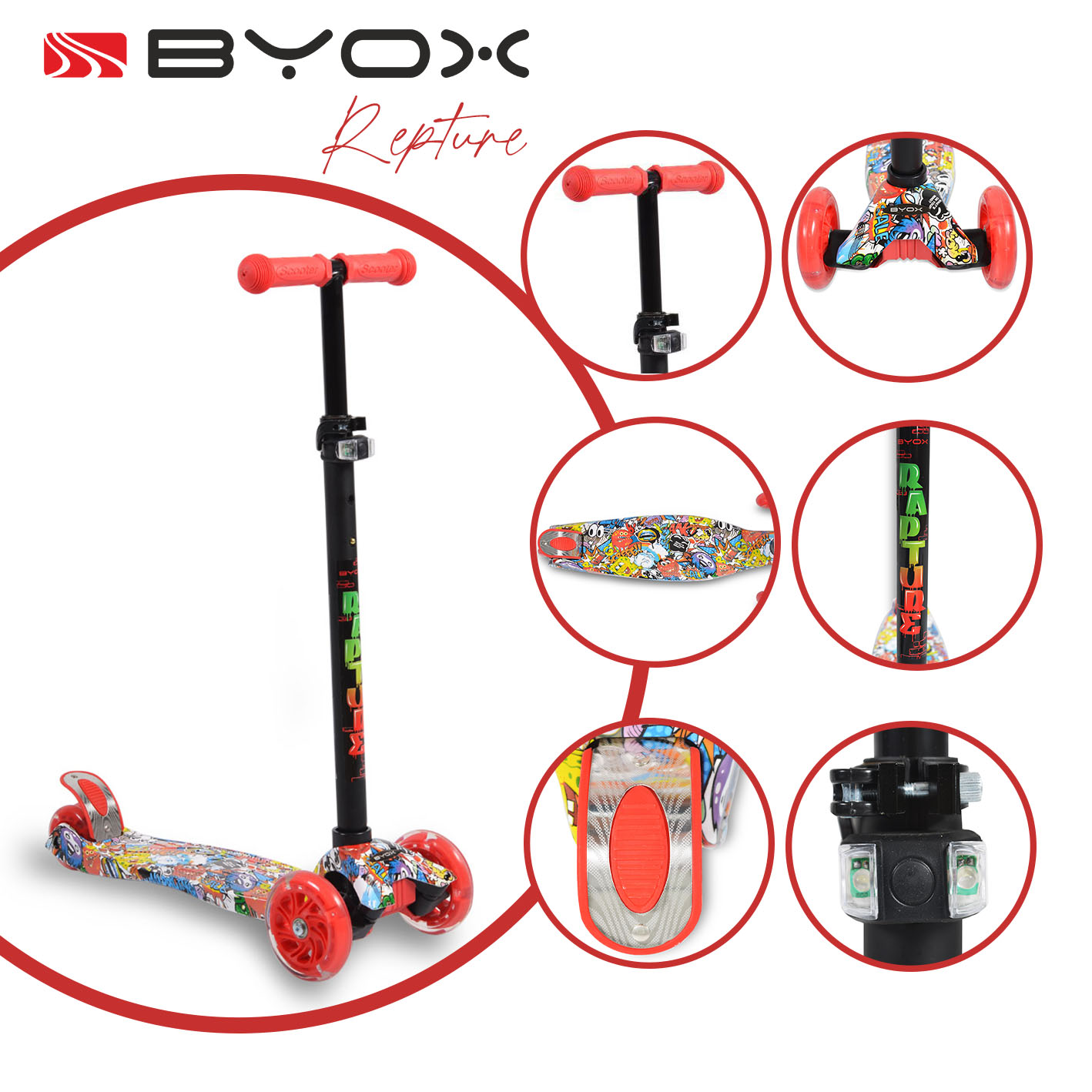Scooter Rapture red