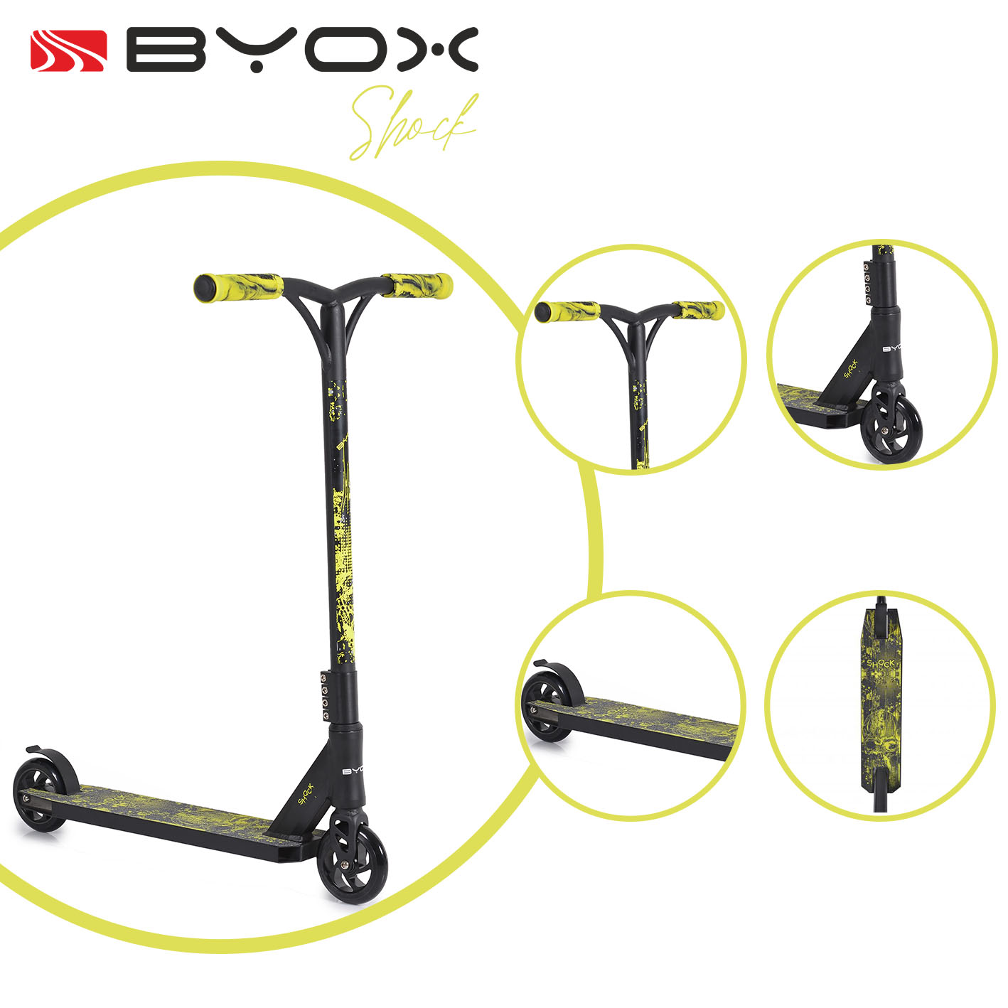 Scooter Stunt Shock yellow