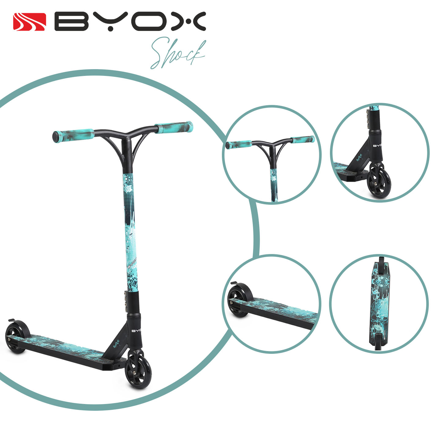 Stunt Shock scooter green
