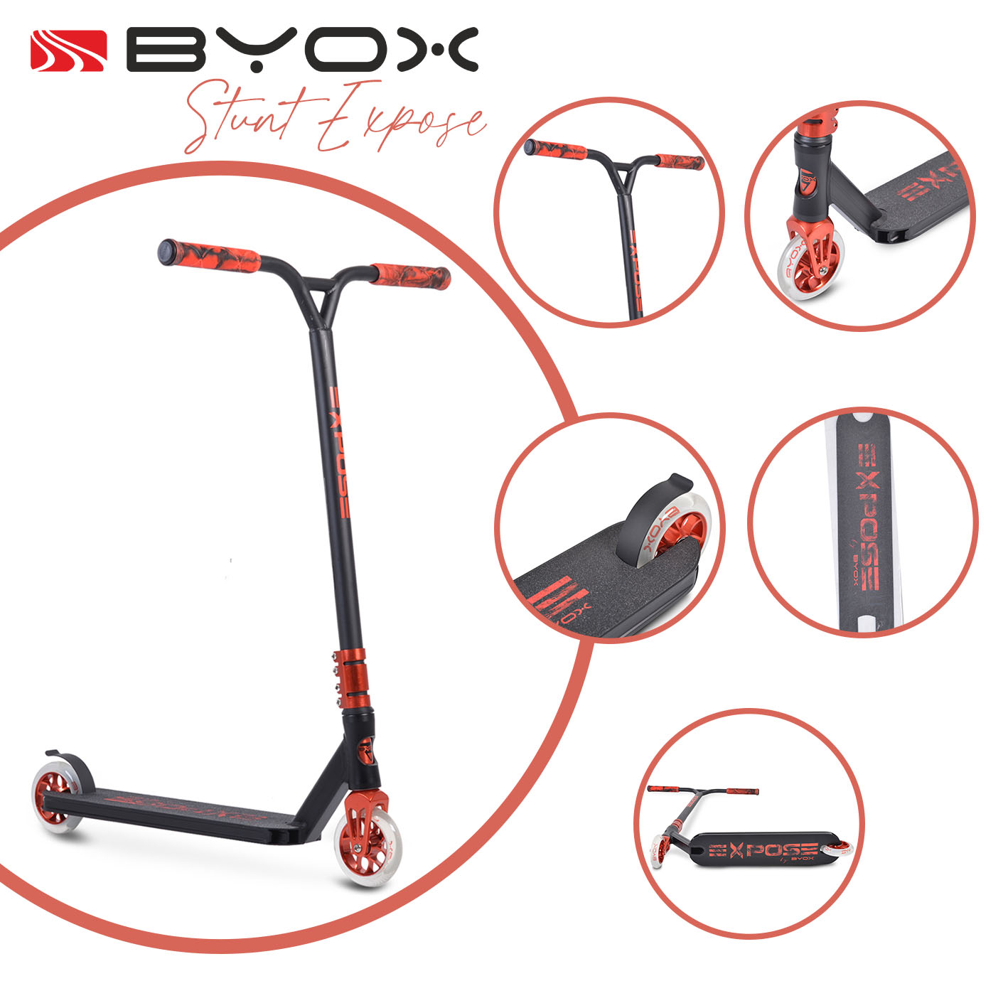 Stunt Expose scooter red