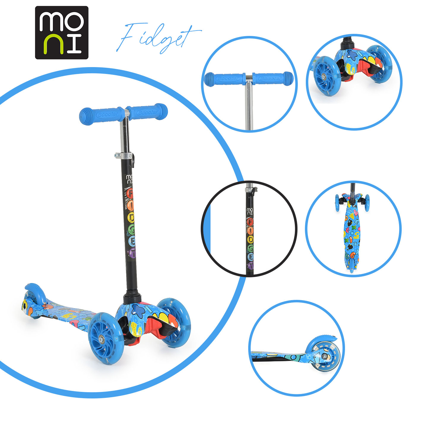 Scooter Fidget blue