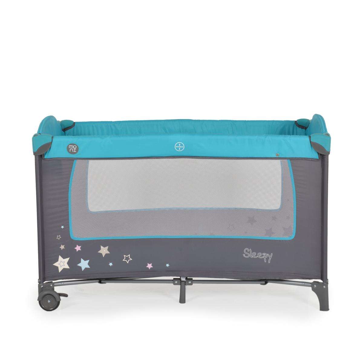 FOLDING COT Sleepy turquoise