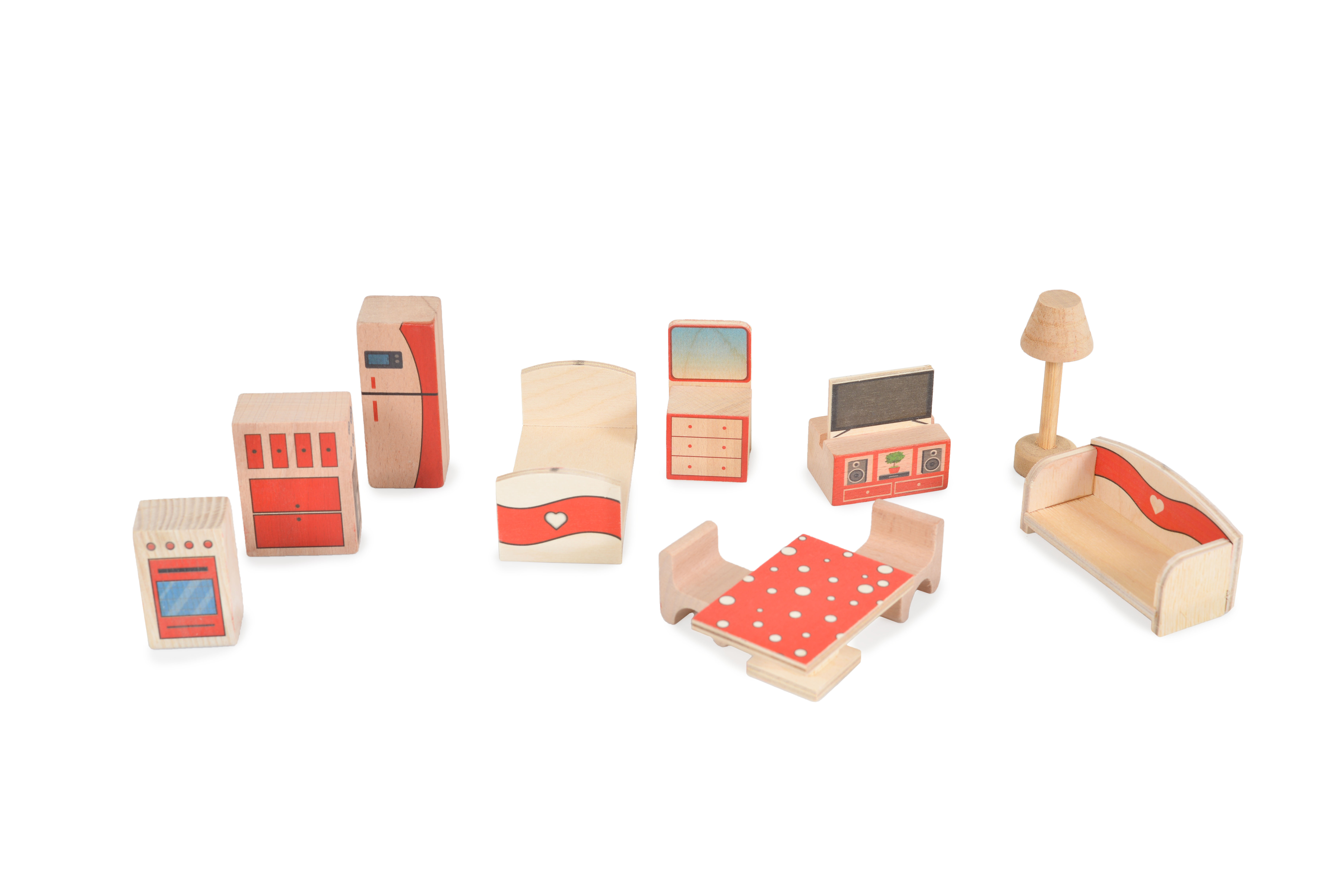 Wooden Dollhouse Elly EV22