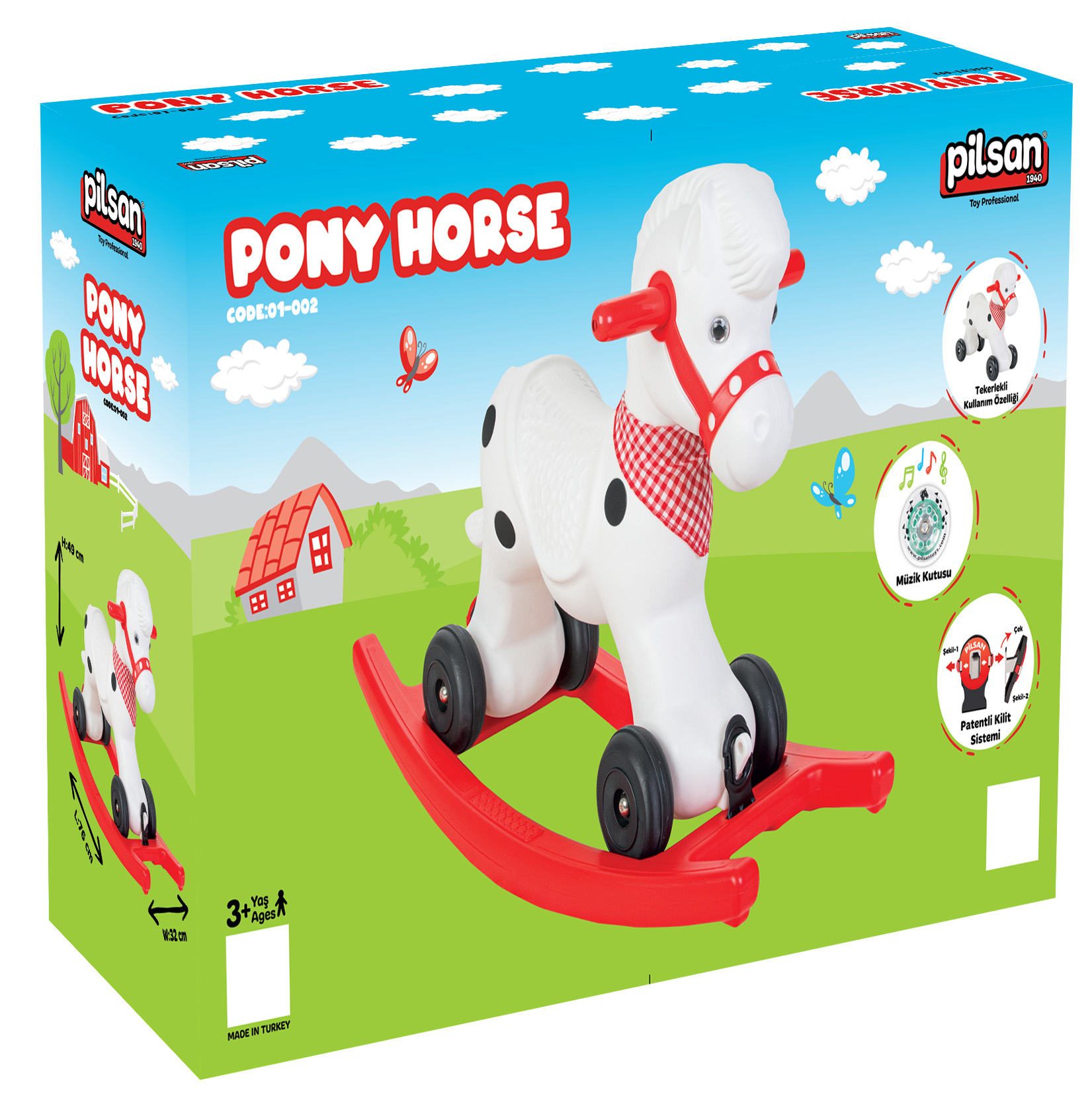 Pilsan 01002 Pony horse