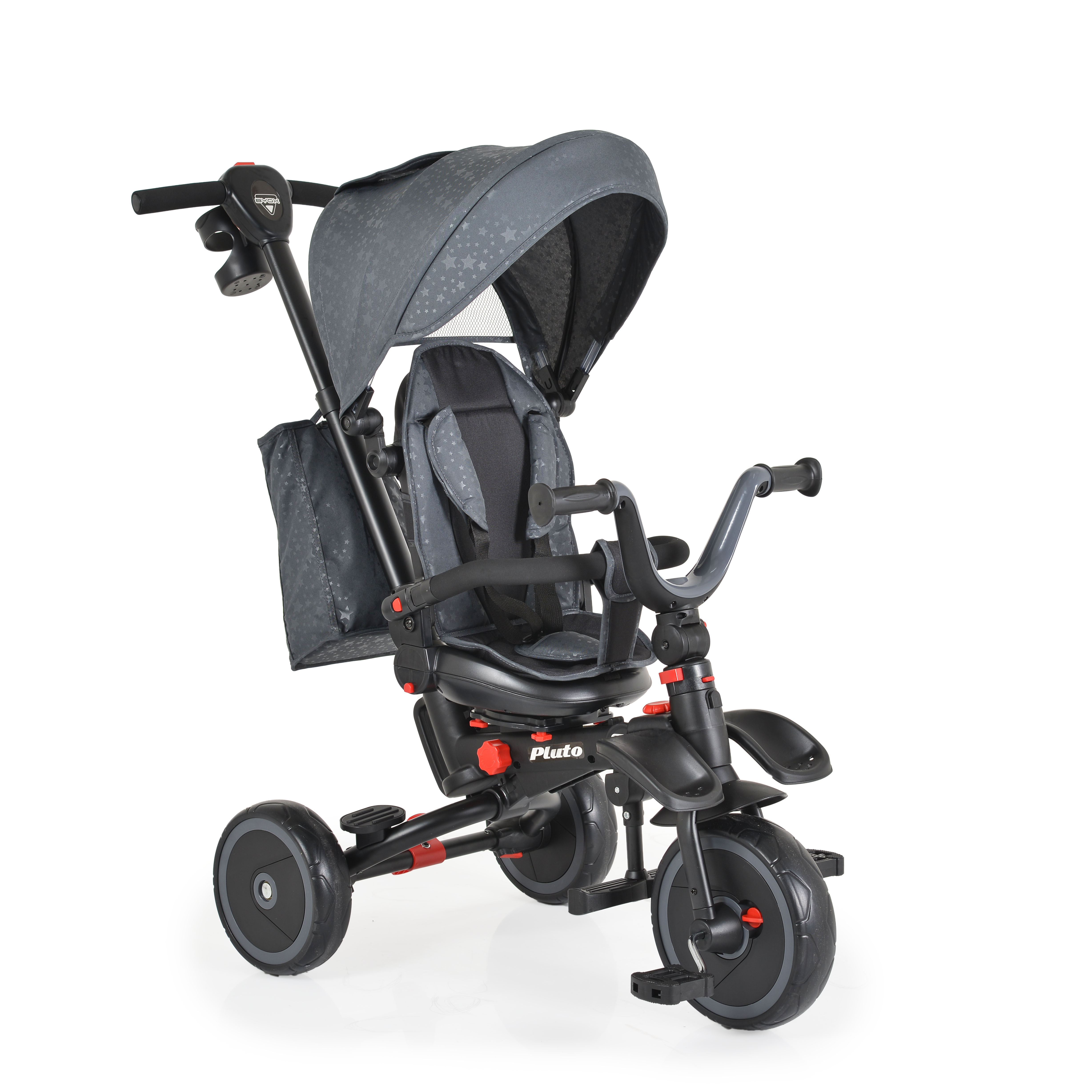 Childrens tricycle Pluto gray