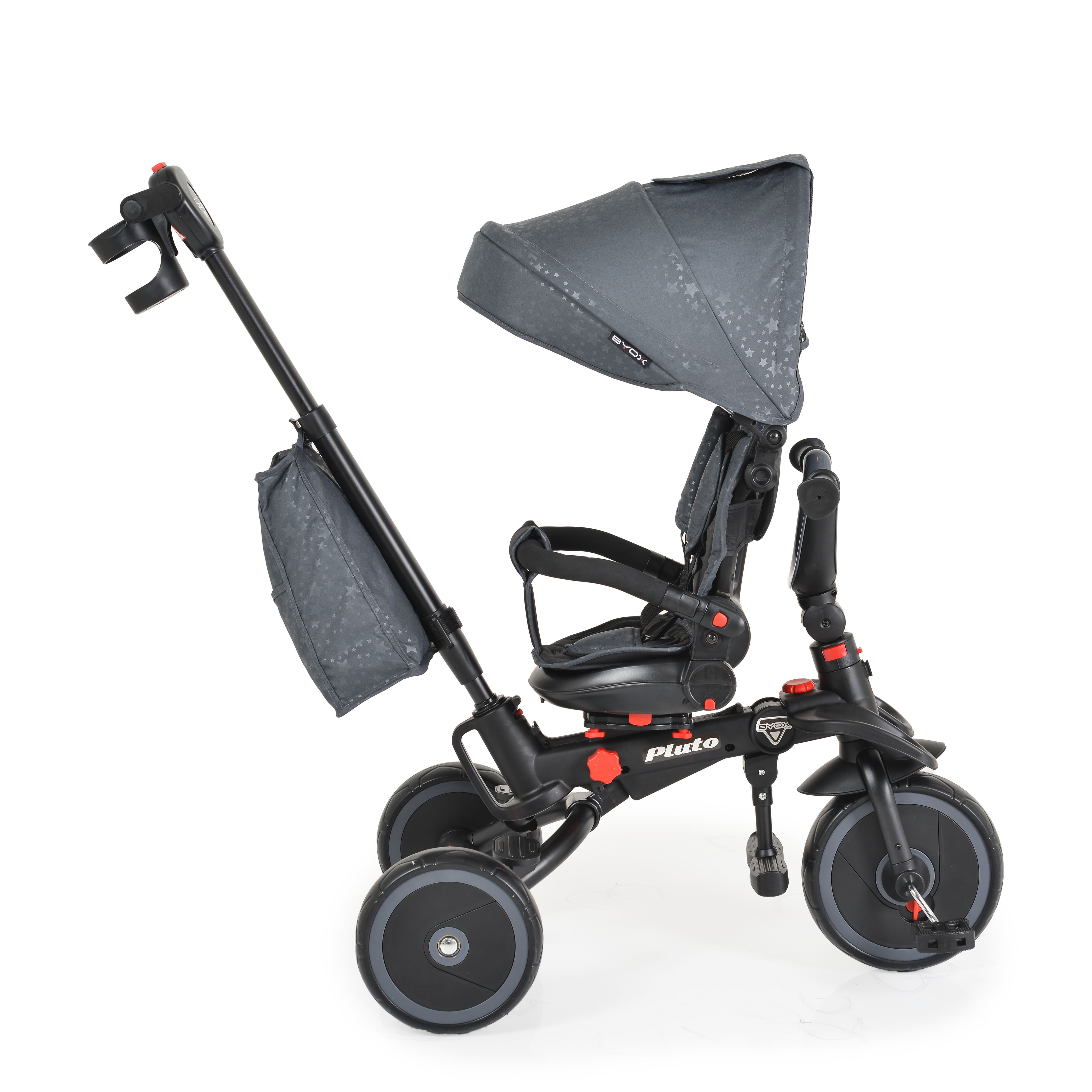 Childrens tricycle Pluto gray