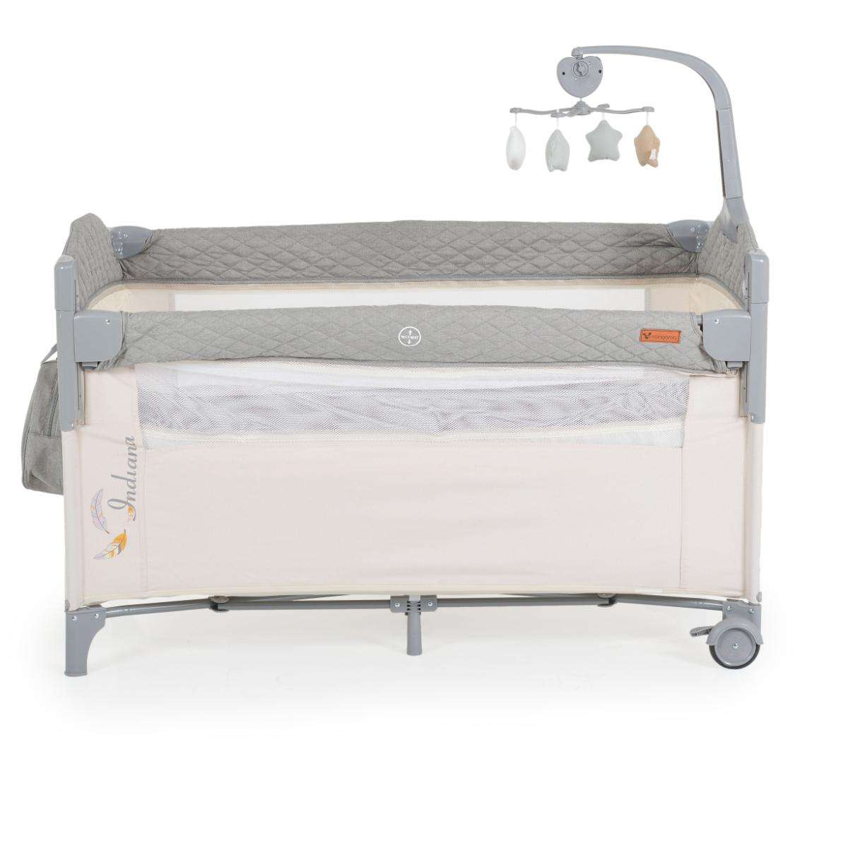 Folding cot Indiana gray