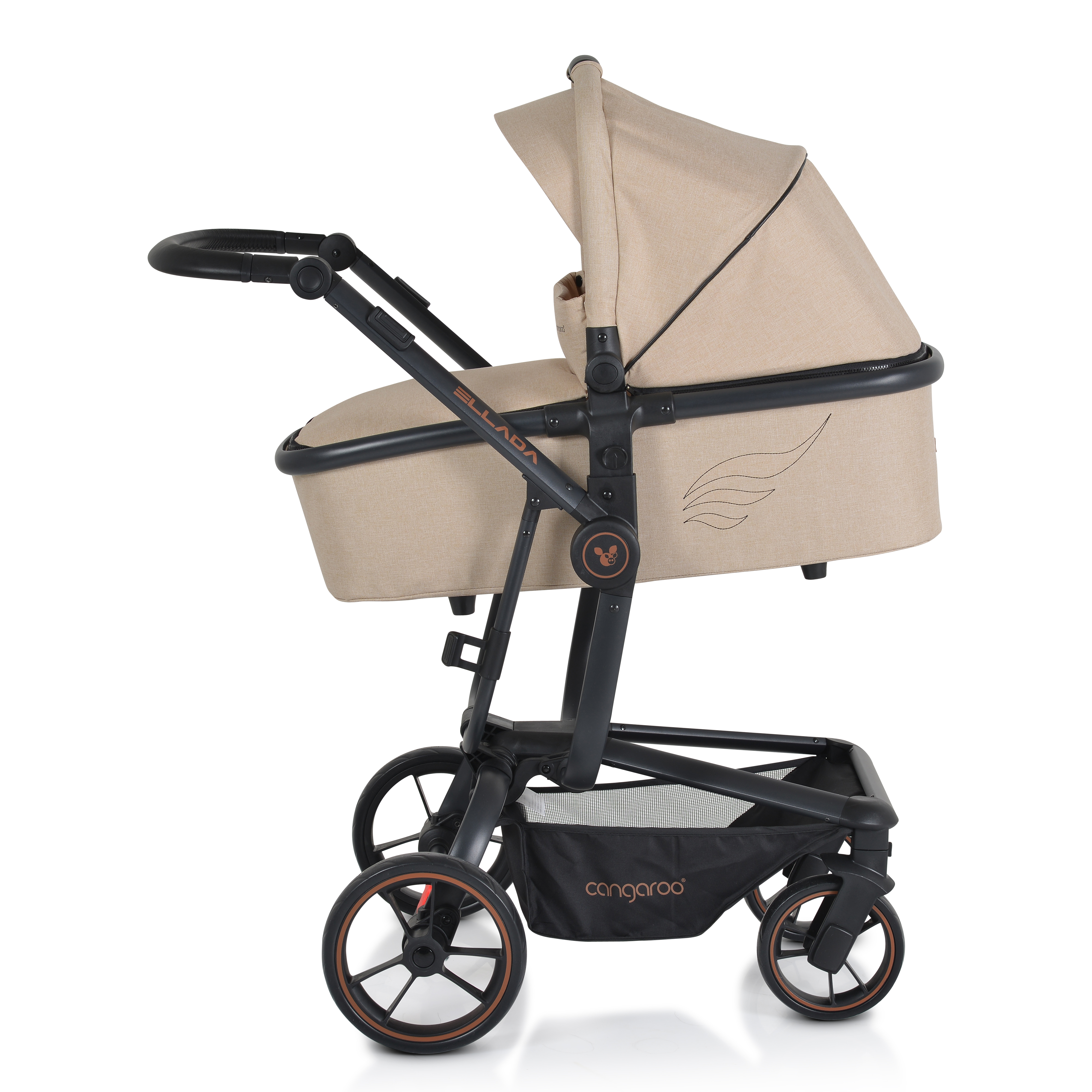 Комбинирана детска количка Ellada 3в1 бежов