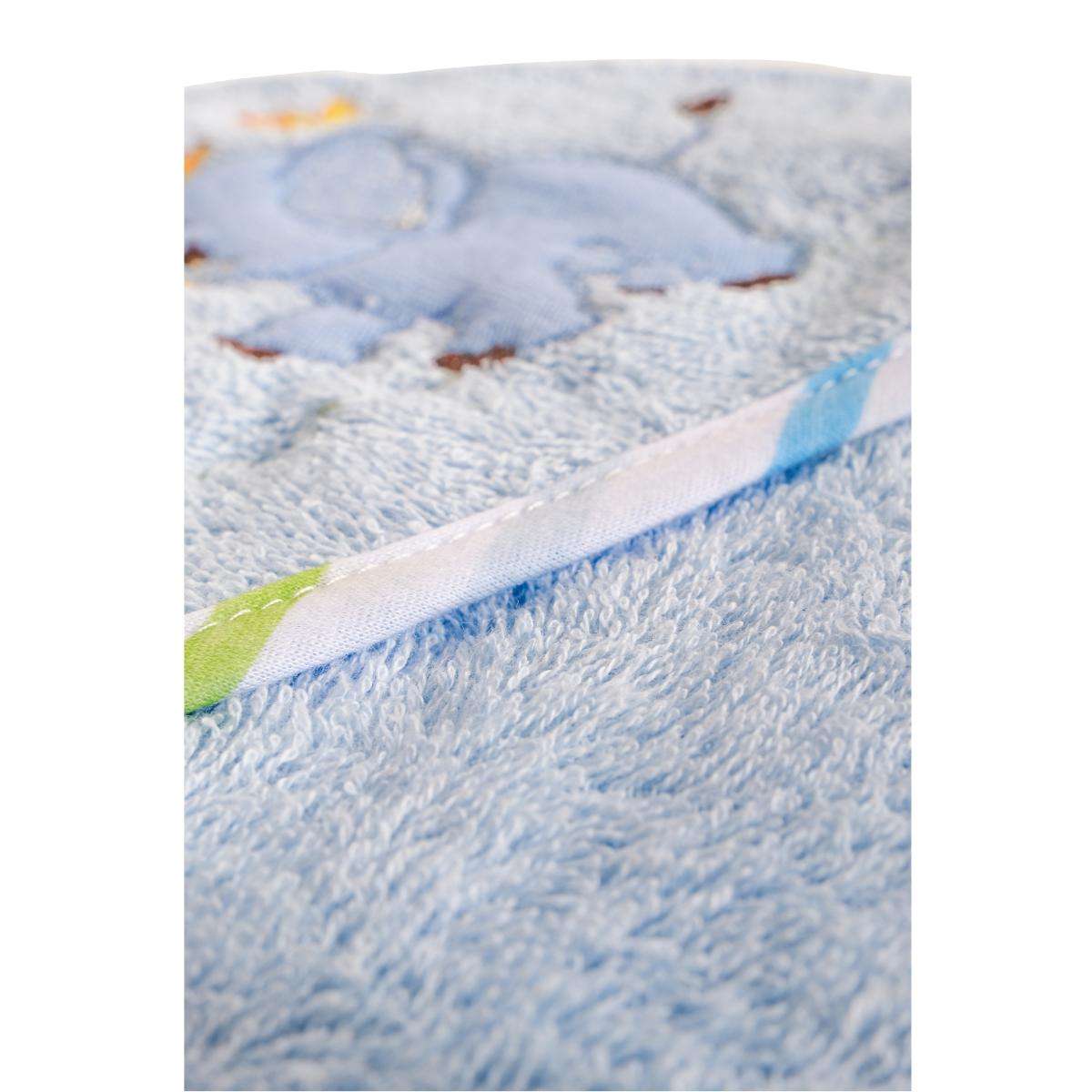 Hooded Towel Manny 76x76cm blue