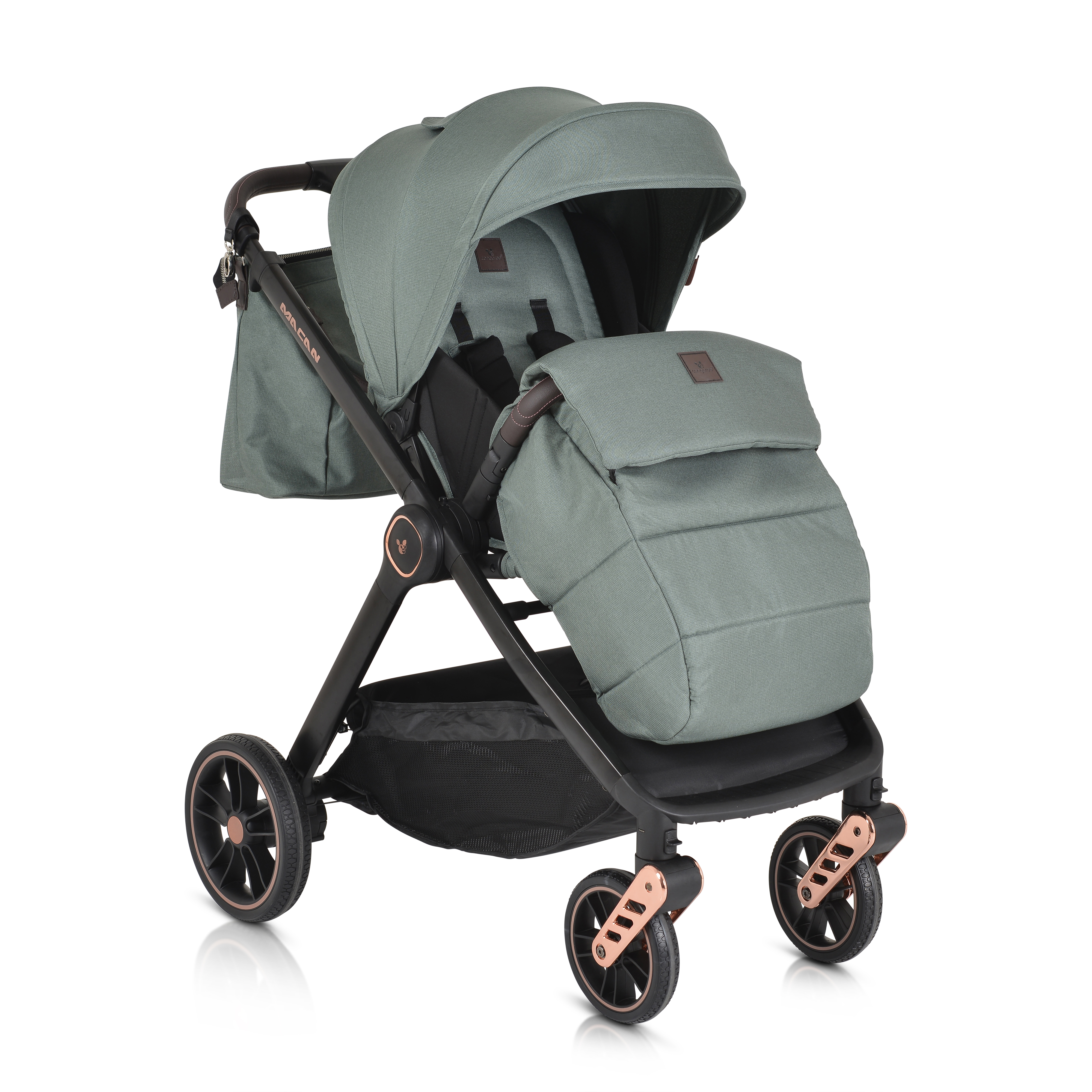 Combined stroller 2 in 1 Macan green
