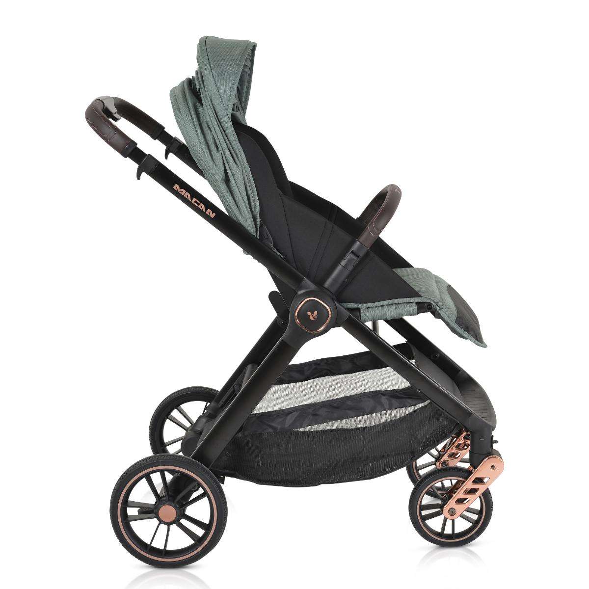 Combined stroller 2 in 1 Macan green