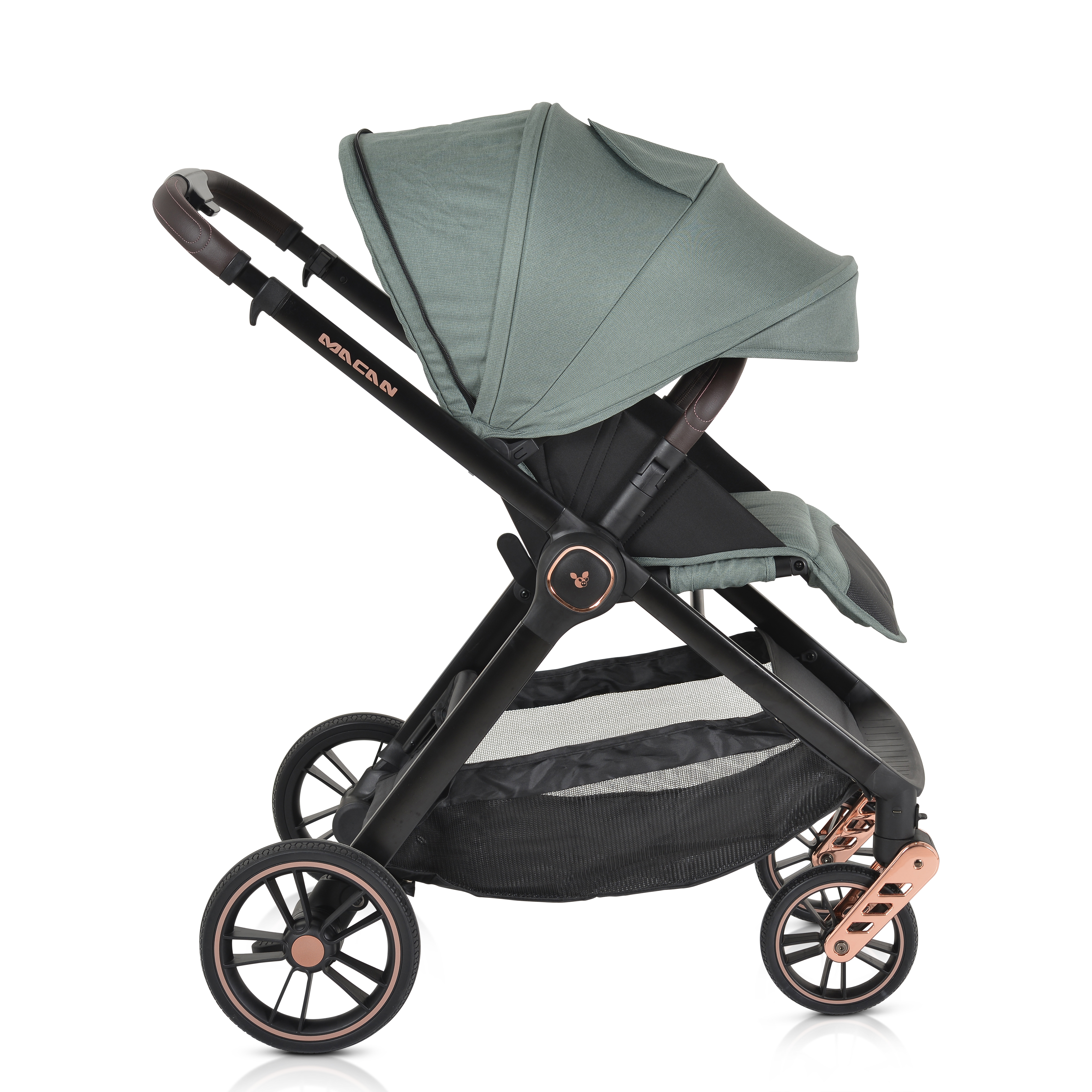Combined stroller 2 in 1 Macan green